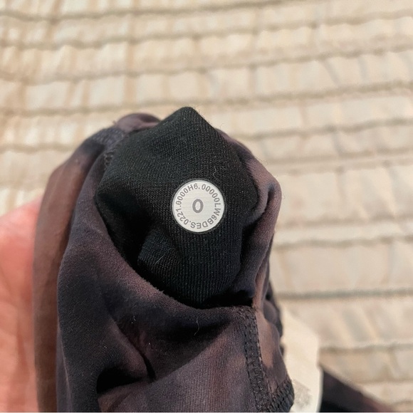 Lululemon Align Crop Leggings Diamond Dye Graphite Grey Pink Pastel 0 W6BDES - Picture 7 of 10